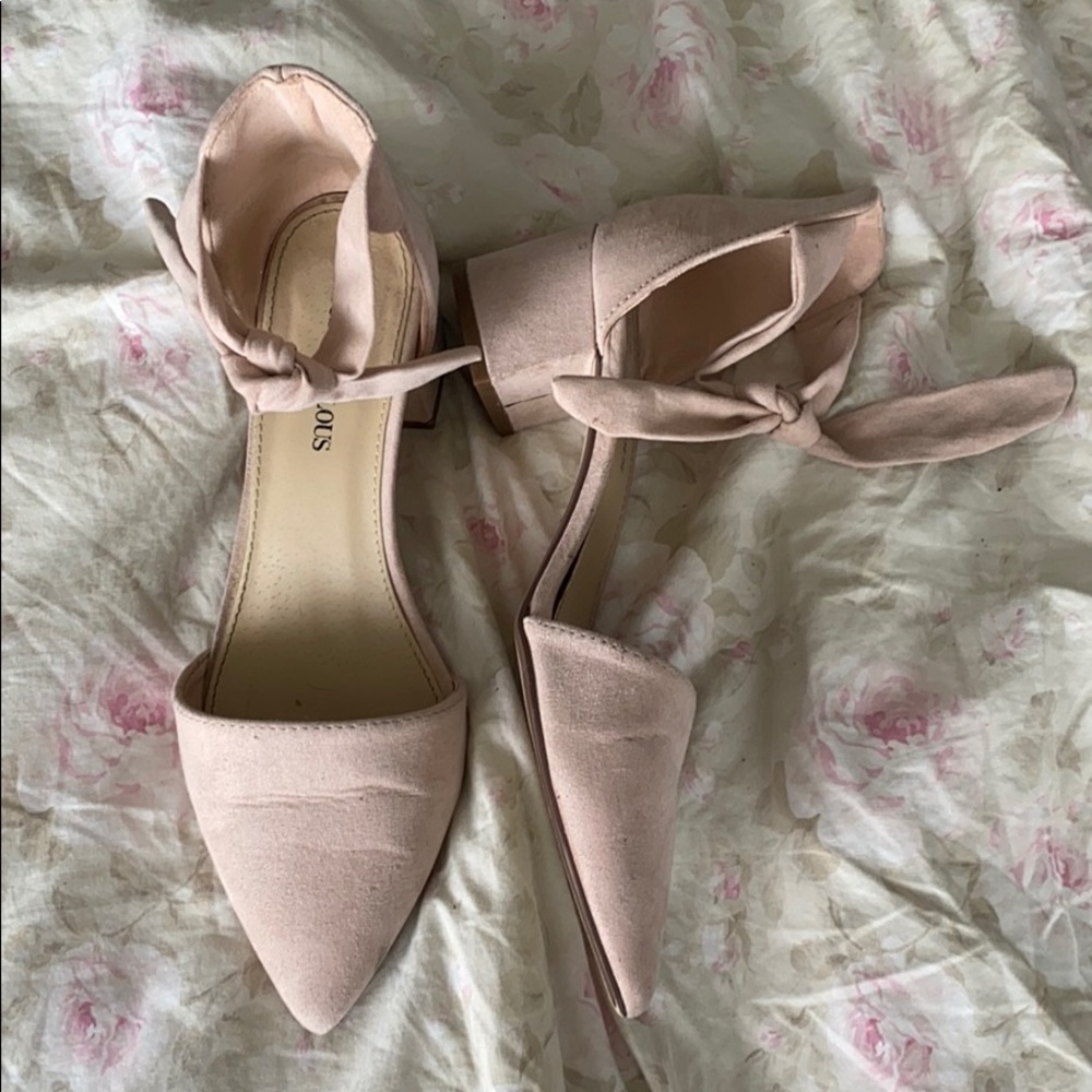 Pink shoes